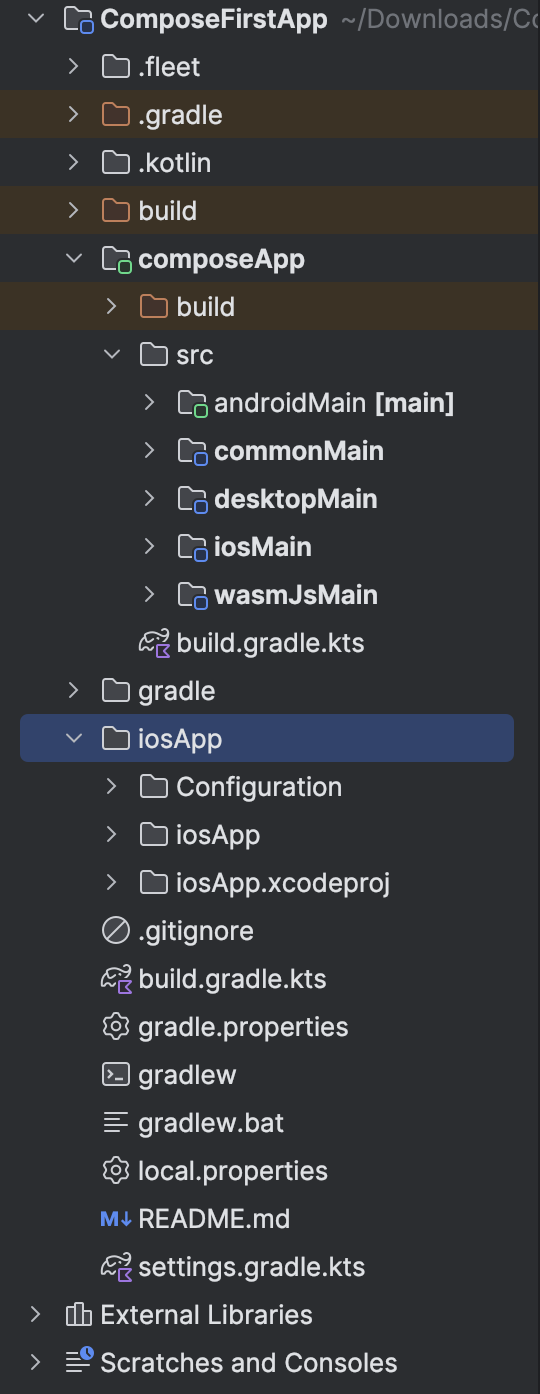Compose Multiplatform Project Structure